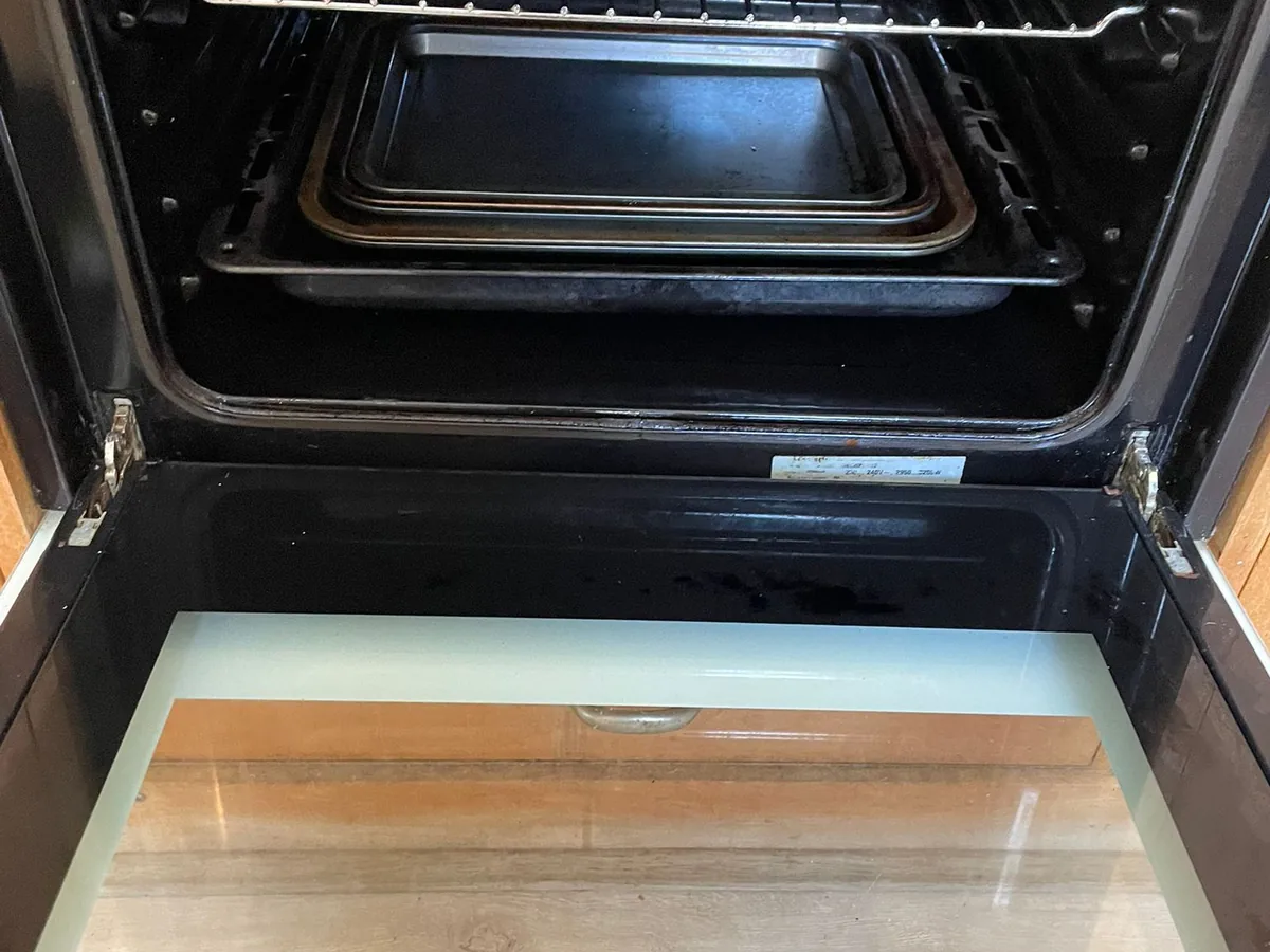Oven door & glass after