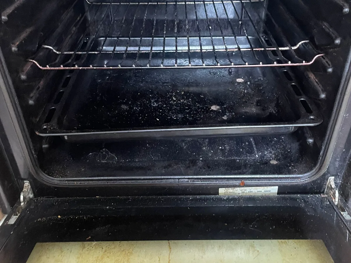Oven door & glass before