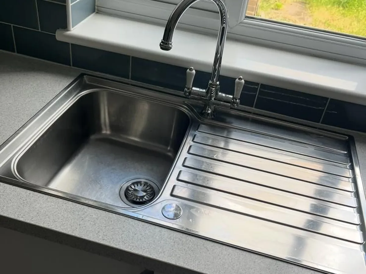 Kitchen sink after