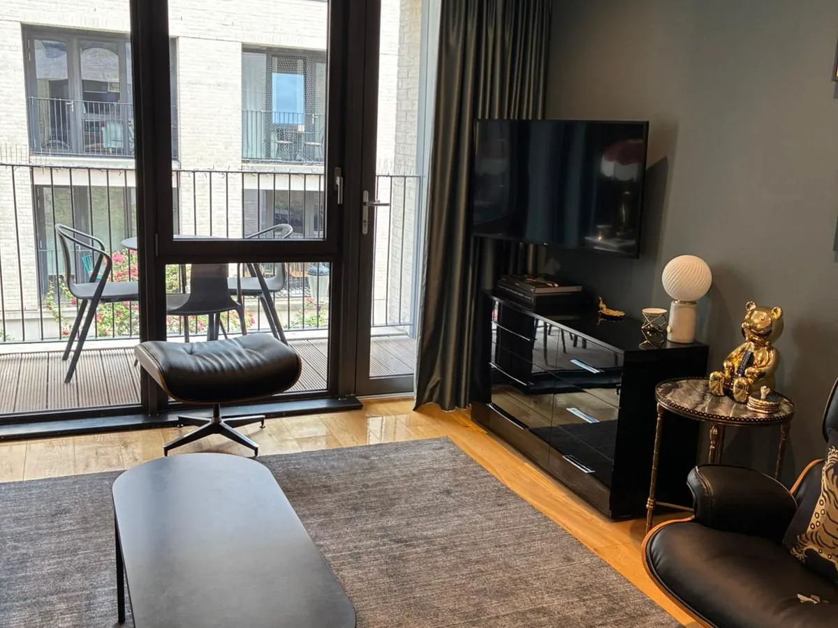 Tidy living room after a regular domestic clean